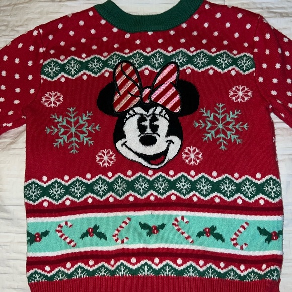 Disney Shirts & Tops Minnie Mouse Christmas Sweater Poshmark